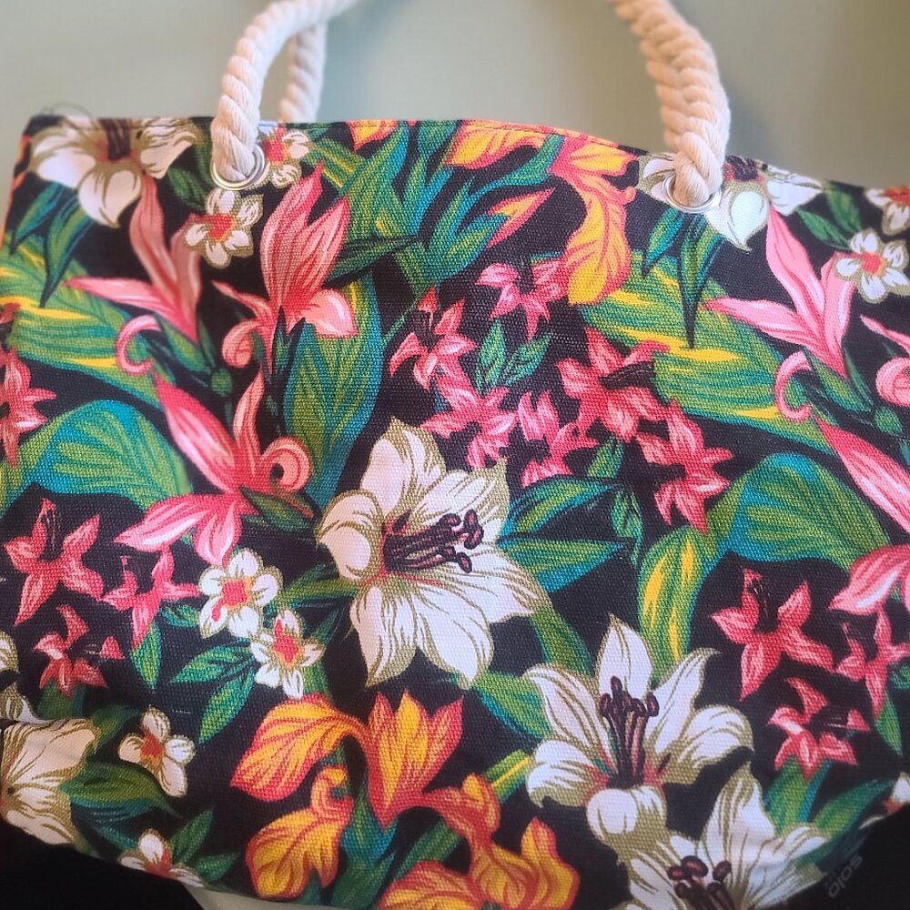 Tropical beach bag